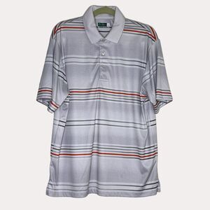 Ben Hogan Performance Golf Polo Shirt Stripe  L bv
